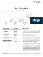 Ray Optics Kit Manual OS 8516A