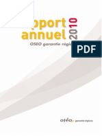 Rapport Annuel OSEO Garantie Régions 2010