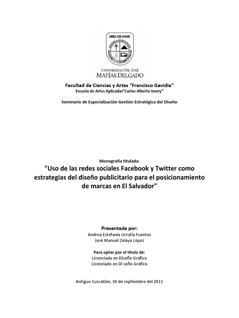 Redes Sociales en Diseño Publicitario | PDF | Publicidad | Servicio de ...