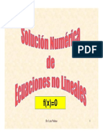 Ecuación No Lineal