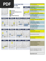 School Calendar 2011 2012 | PDF | Academic Term | Schools