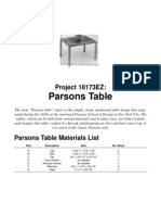 Parsons Table