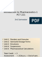 Introduction to Pharmaceutics Powders and Granules