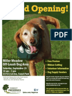 Miller Meadow Off-Leash Dog Area: Saturday, September 19 10 Am - 1 PM 2175 S 1st Ave, Forest Park