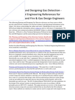 Planning and Designing Gas Detection References