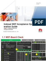Huawei WDT acceptance operation guide for Indosat site testing