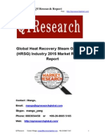 Global Heat Recovery Steam Generator (HRSG) Industry 2015 Market Research