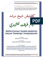 Kepentingan Syaikh Mursyid Dalam Thariqat Naqsyabandi