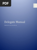 Delegate Manual COMUN 2015