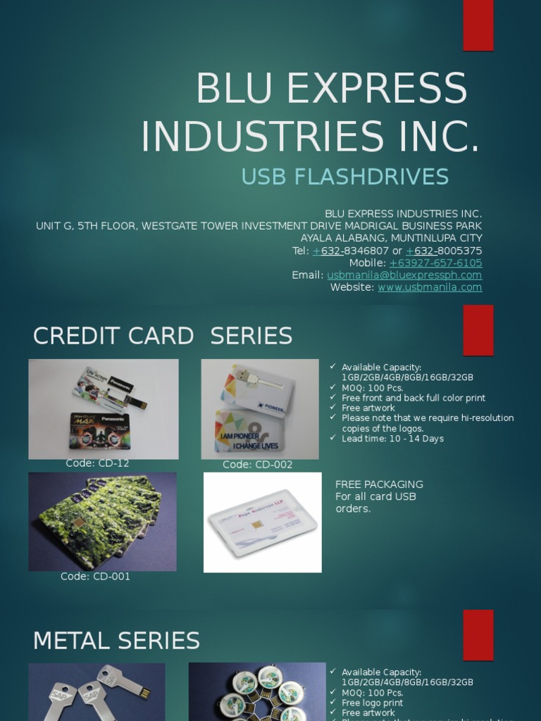 USB Flashdrive Models Overview | PDF