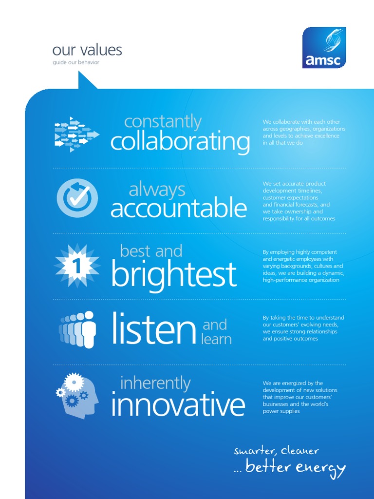 Core Values and Mission Statement | PDF