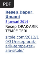 Download Resep Dapur Umami by Susi Novita SN274473380 doc pdf