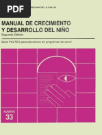Manual de Crecimiento y Desarrollo Del Niño