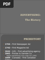 History of Advertising in Images