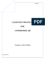 Validation Protocol FOR Compressed Air: Alembic Limited