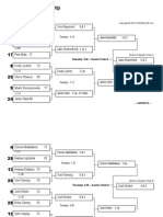 2015 City Championship Bracket