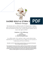 Pokemon Changes (Sacred Gold Storm Silver)