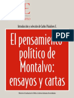 El Pensamiento Político de Montalvo