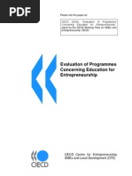 Eval Programmes Education for Entrepreneurship