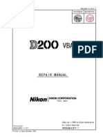 NIKON - D200 Repair Manual
