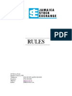 JSE Rule Book Guide