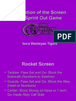 Screen and Sprint From Gun