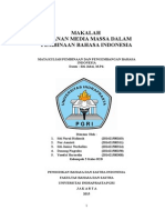 Download MAKALAH  PERANAN MEDIA MASSA DALAM PEMBINAAN BAHASA INDONESIA by S Nurul Halimah SN274499710 doc pdf