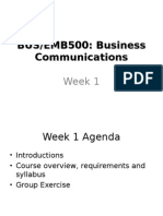 BUS/EMB500: Business Communications