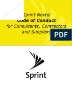 Sprint Principles Bus Conduct For Consultants Contractors Suppliers New