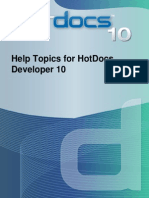 Hot Docs Developer 10 Help