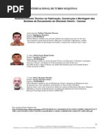 Assessoramento Tecnico Fab Const Montagem Bombas Oleoduto Osorio Canoas Tecem