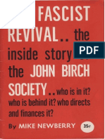 Newberry the Fascist Revival the Inside Story of the John Birch Society