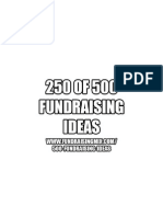 250 of 500 Fundraising Ideas
