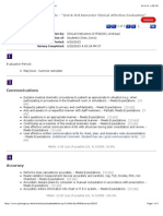 Communications: Responses About You - Details - "2nd & 3rd Semester Clinical Affective Evaluation"