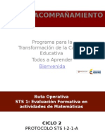 Sts Evaluación Formativa en Matemáticas