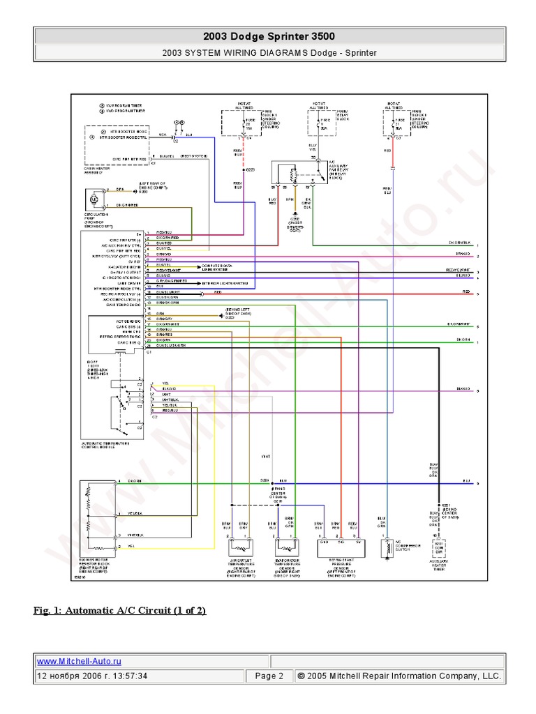 Sprinter Central Locking Wiring Diagram - Complete Wiring Schemas