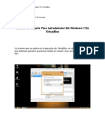 Manual de Instalacion de Windows en VirtualBox