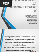Evolucion de La Teorias Administrativas