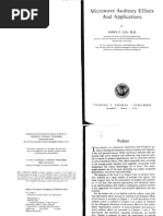 Microwave Auditory Effects and Applications