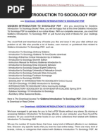 Download Giddens Introduction to Sociology by Hanif Haidar Hanif SN274545370 doc pdf