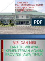 Kebijakan Kanwil Oke Dalam Hukum 2015pptx Oleh Drs. HM. Mustain, M.Ag