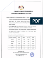 Waktu Solat WP KLP 2015