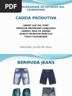 Cadeia Produtiva - Bermuda Jeans