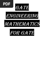 Gate Mathematics