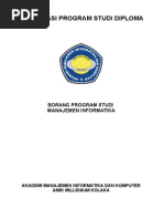 Download Borang Akreditasi Manajemen Informatika by Arifandi Amrun SN274560961 doc pdf