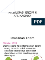 Imobilisasi Enzim Untuk Aplikasi