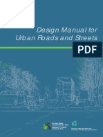 Design Manual for Urban Roads and Streets