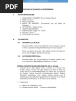 Proceso de Cuidado de Enfermeria