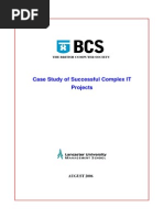 Case Study of Successful Complex IT Projects 