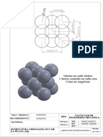 Estructura Cristalina FCC Ag